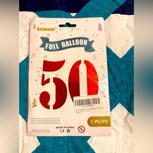 “50” red balloon